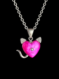 Kitty Cat Drop Pendant