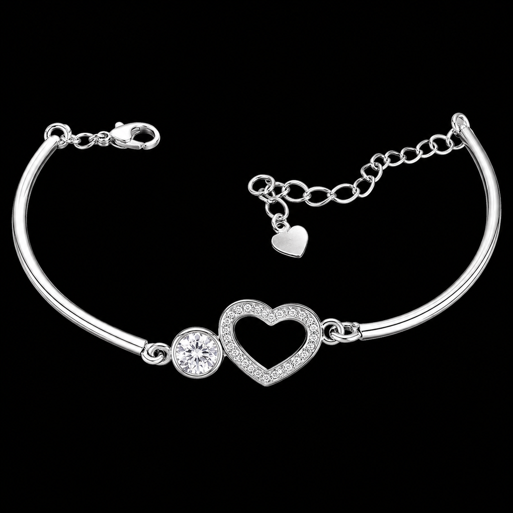 Sweetheart Pearl Bracelet Bangle