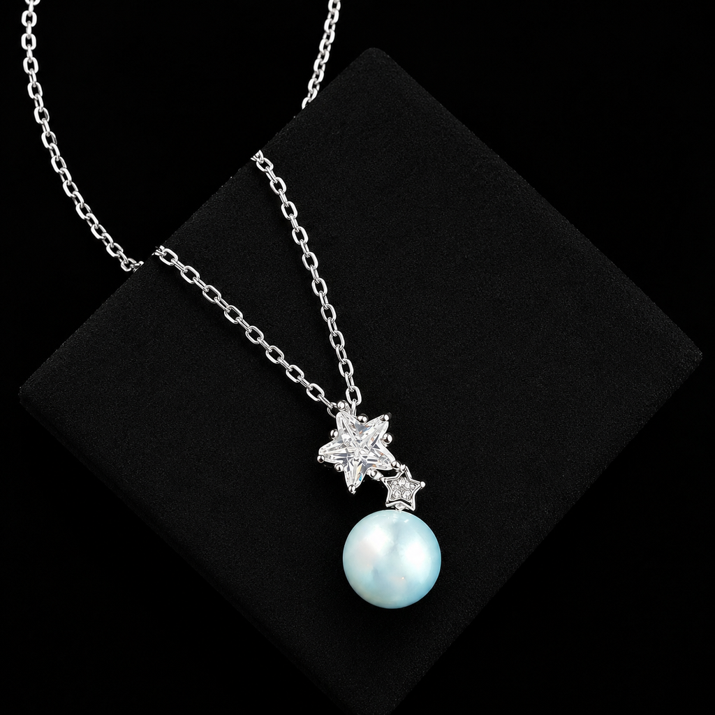 Sparkly Star Drop Pendant