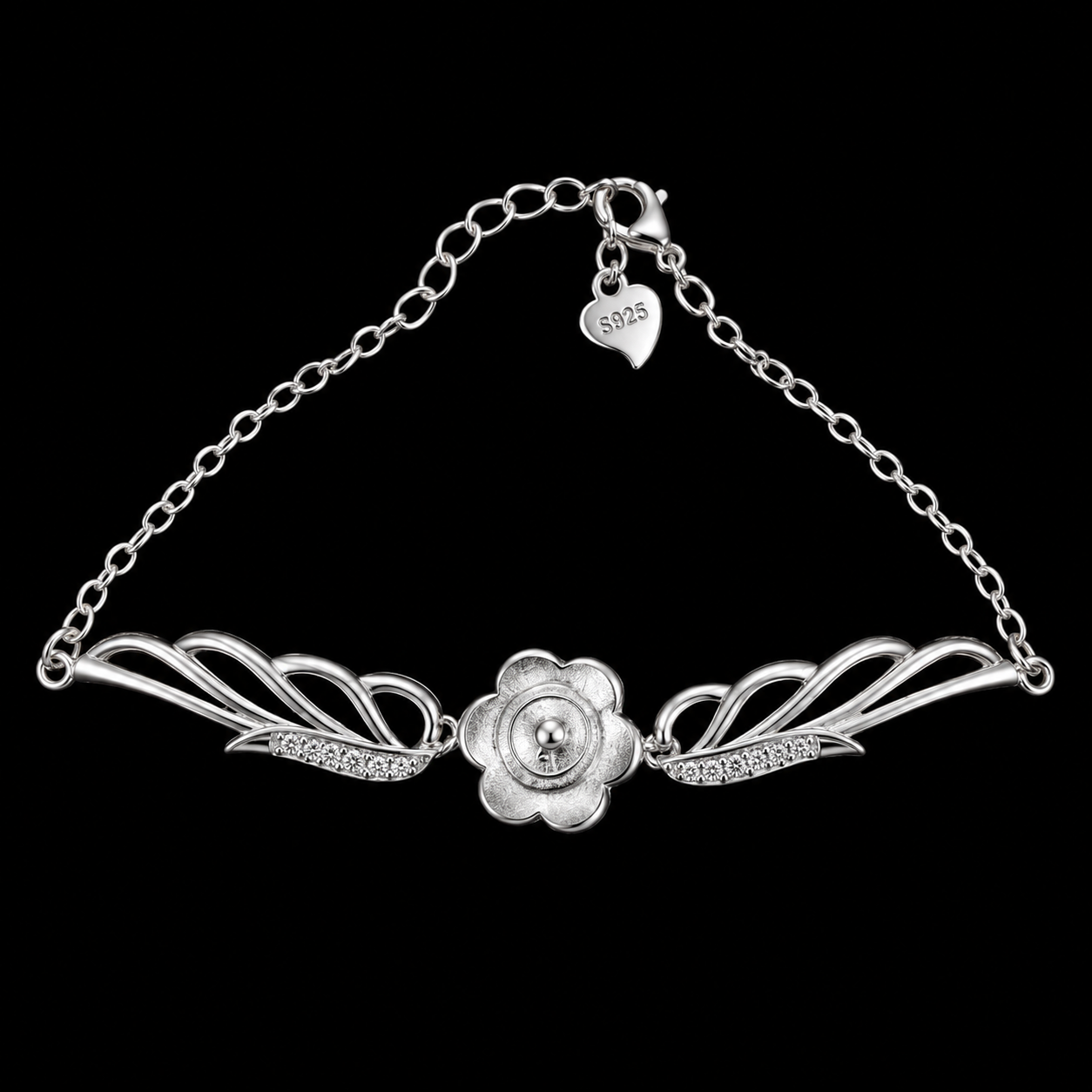 Angel Wing Pearl Bracelet