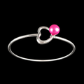 Signature Heart Pearl Bangle