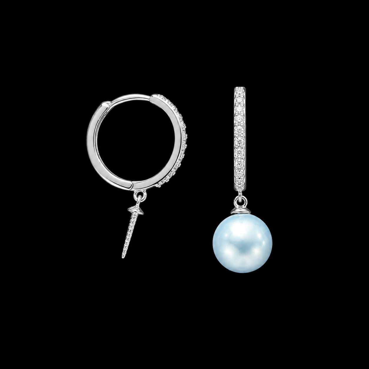 Sparkle Hoop Earrings