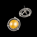 Double Ring Stud Earrings