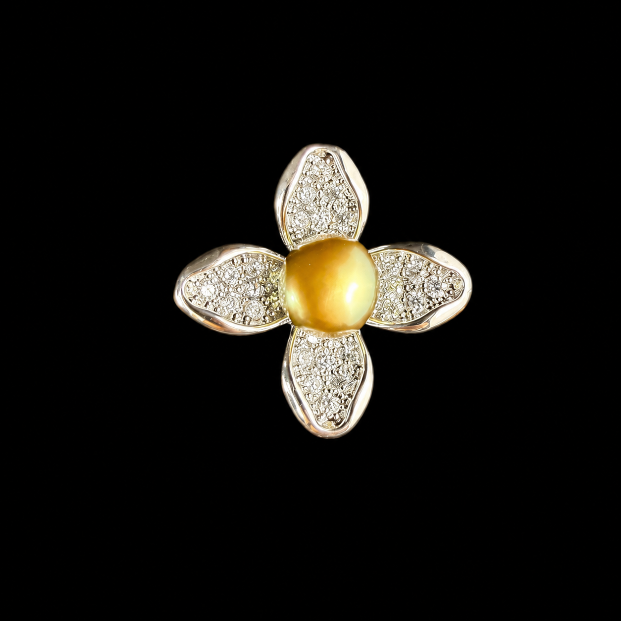 Sparkle Flower Edison Ring