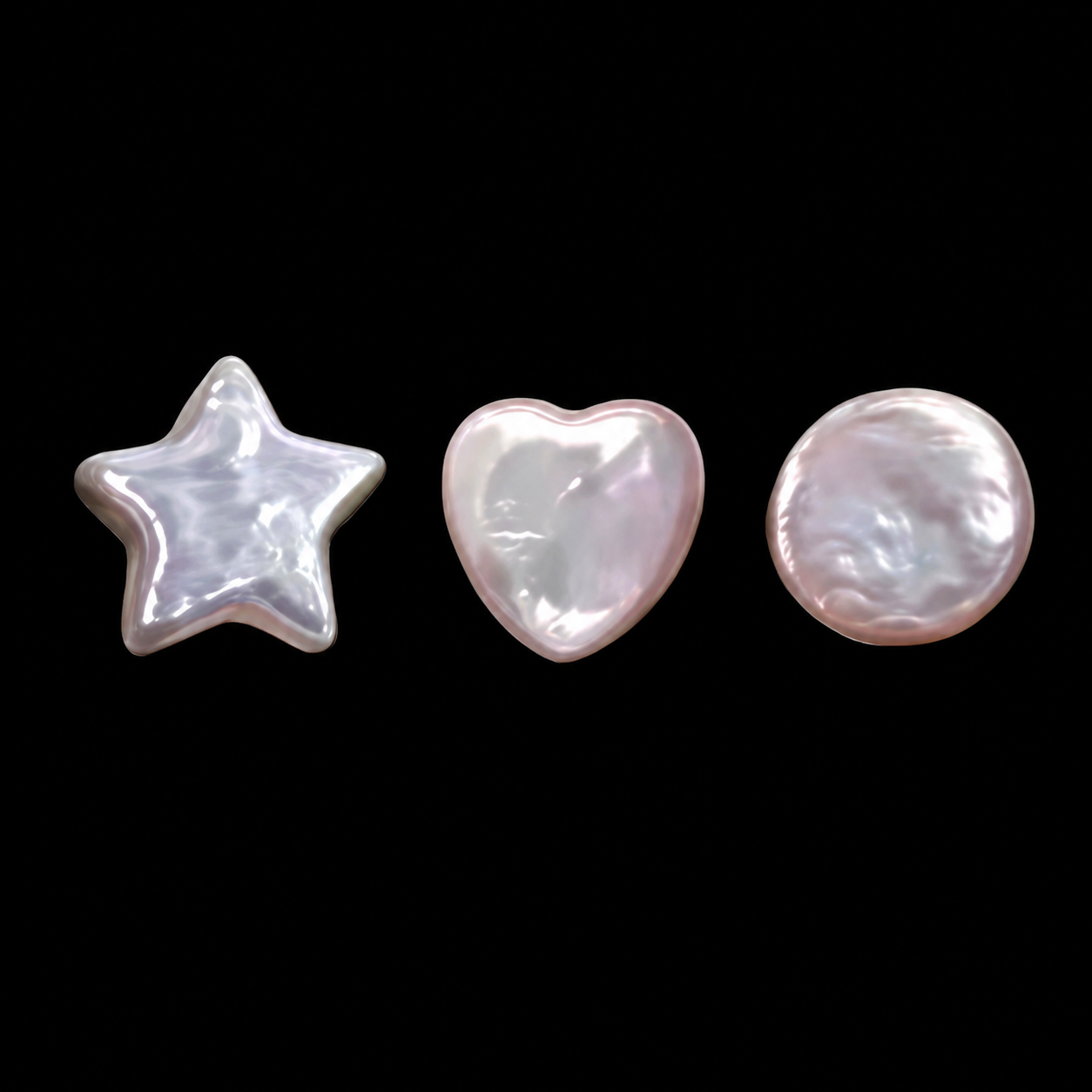 Variety Tray of Shaped Pearl Oysters for Opening