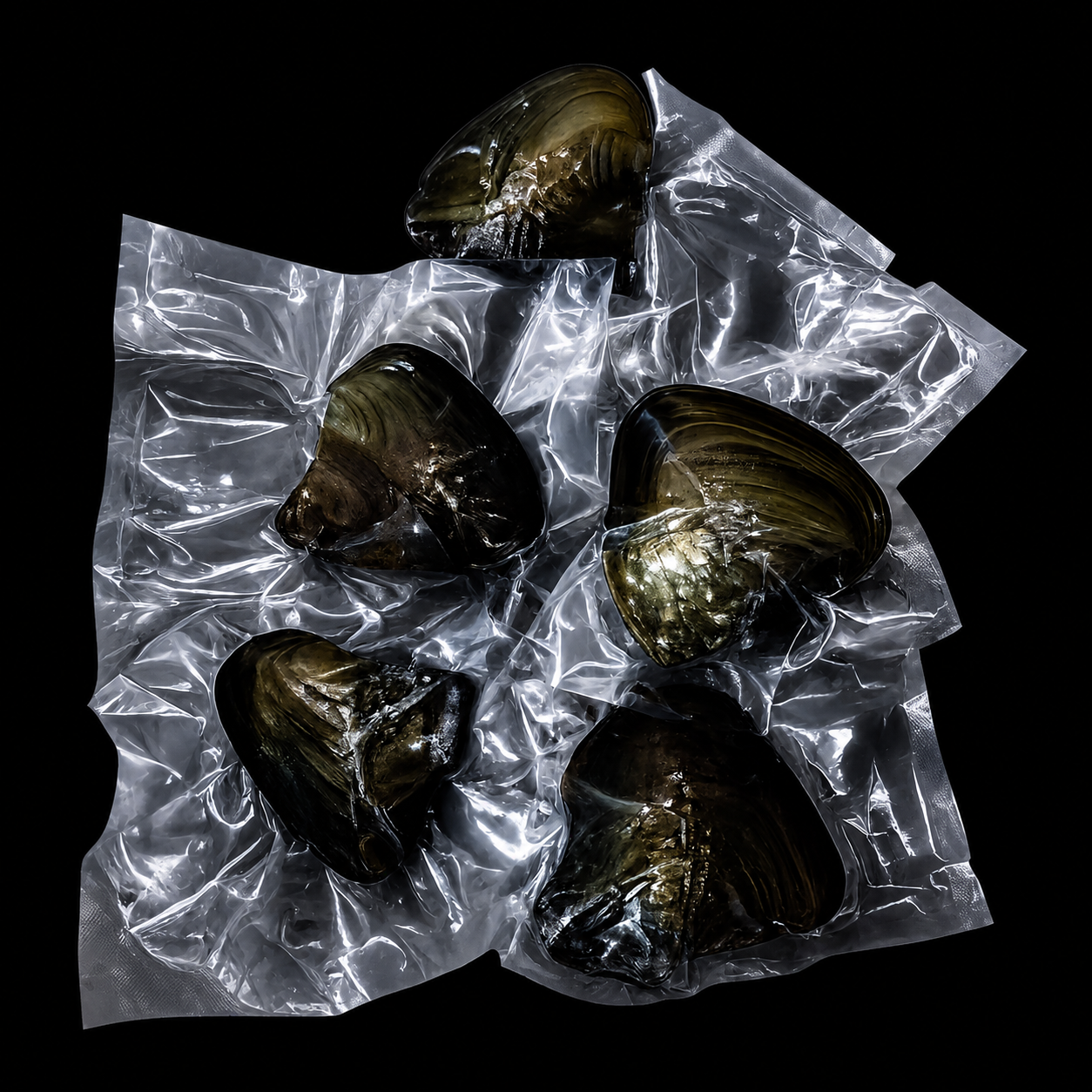 Variety Tray of Shaped Pearl Oysters for Opening