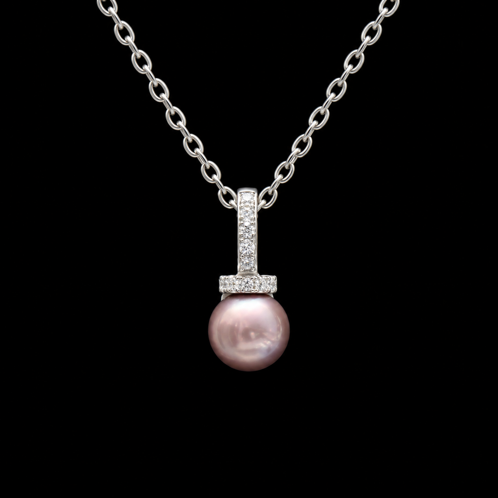 Silver Brilliant Pearl Pendant