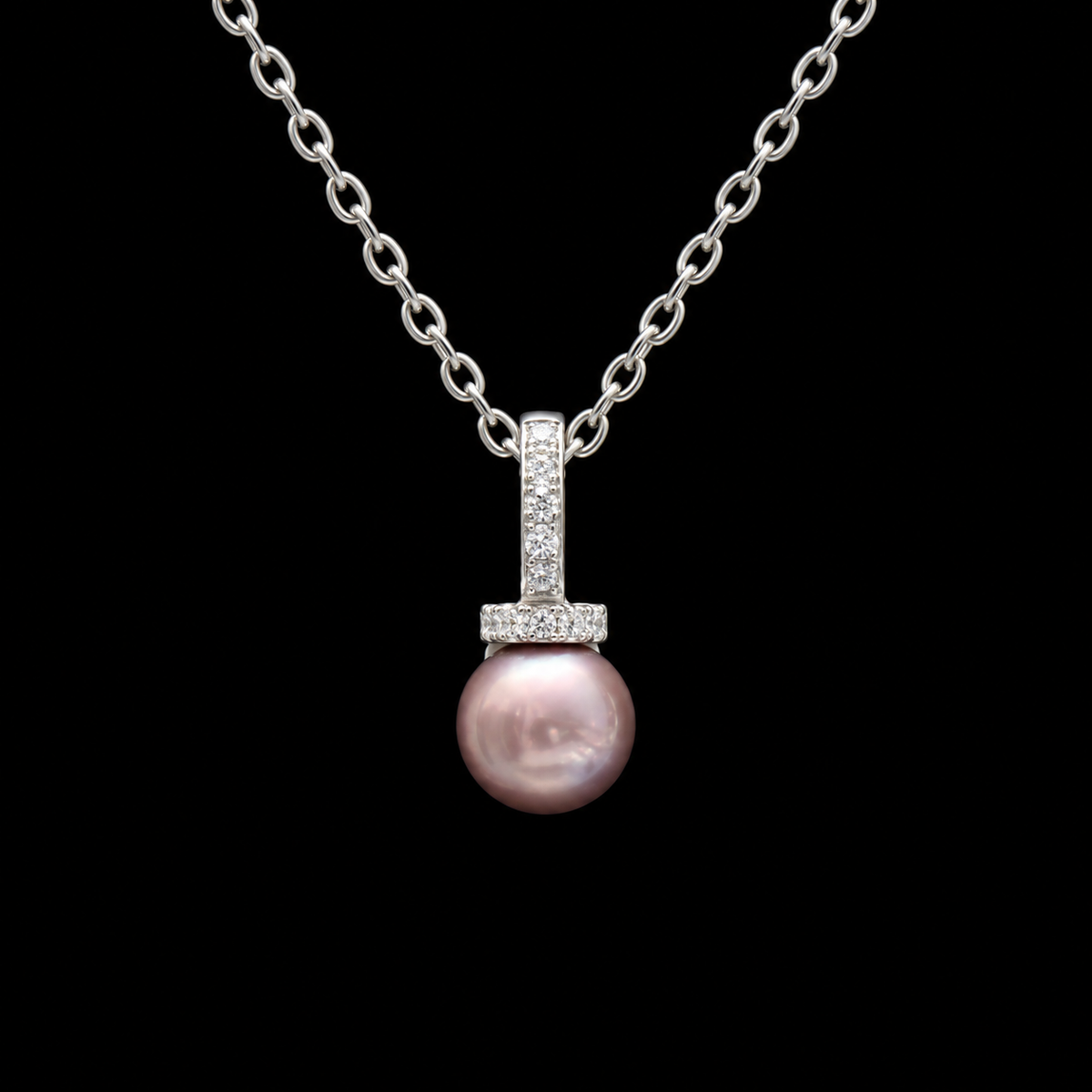Silver Brilliant Pearl Pendant