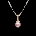 Gold Brilliant Pearl Pendant