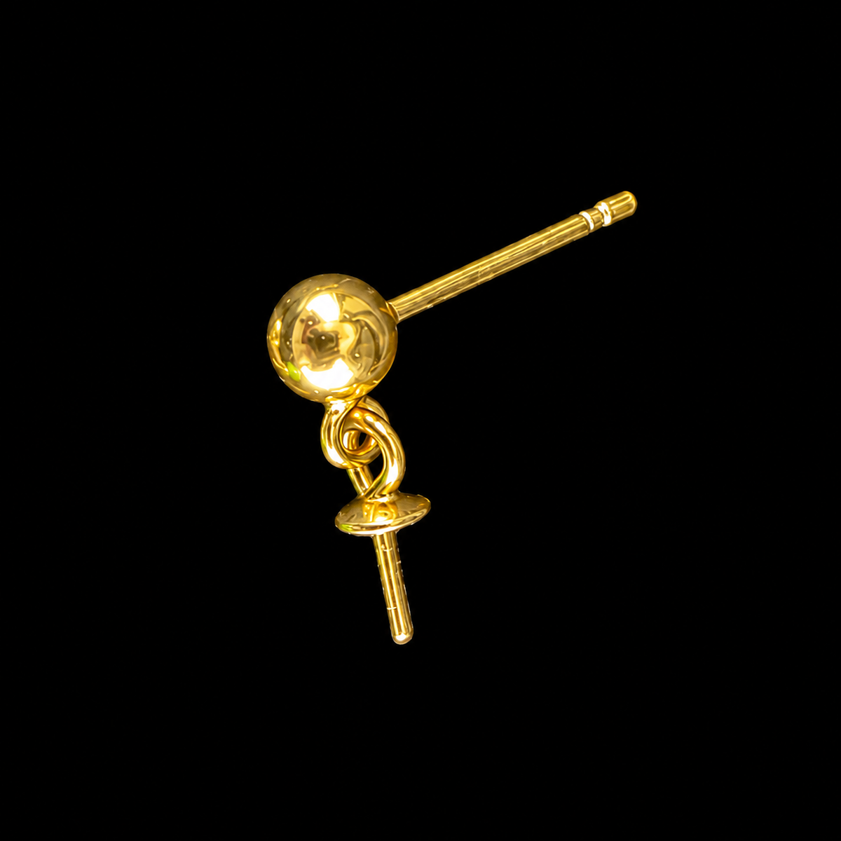 Gold Everyday Pearl Drop Earrings
