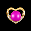 Gold Heart Sparkle Earrings