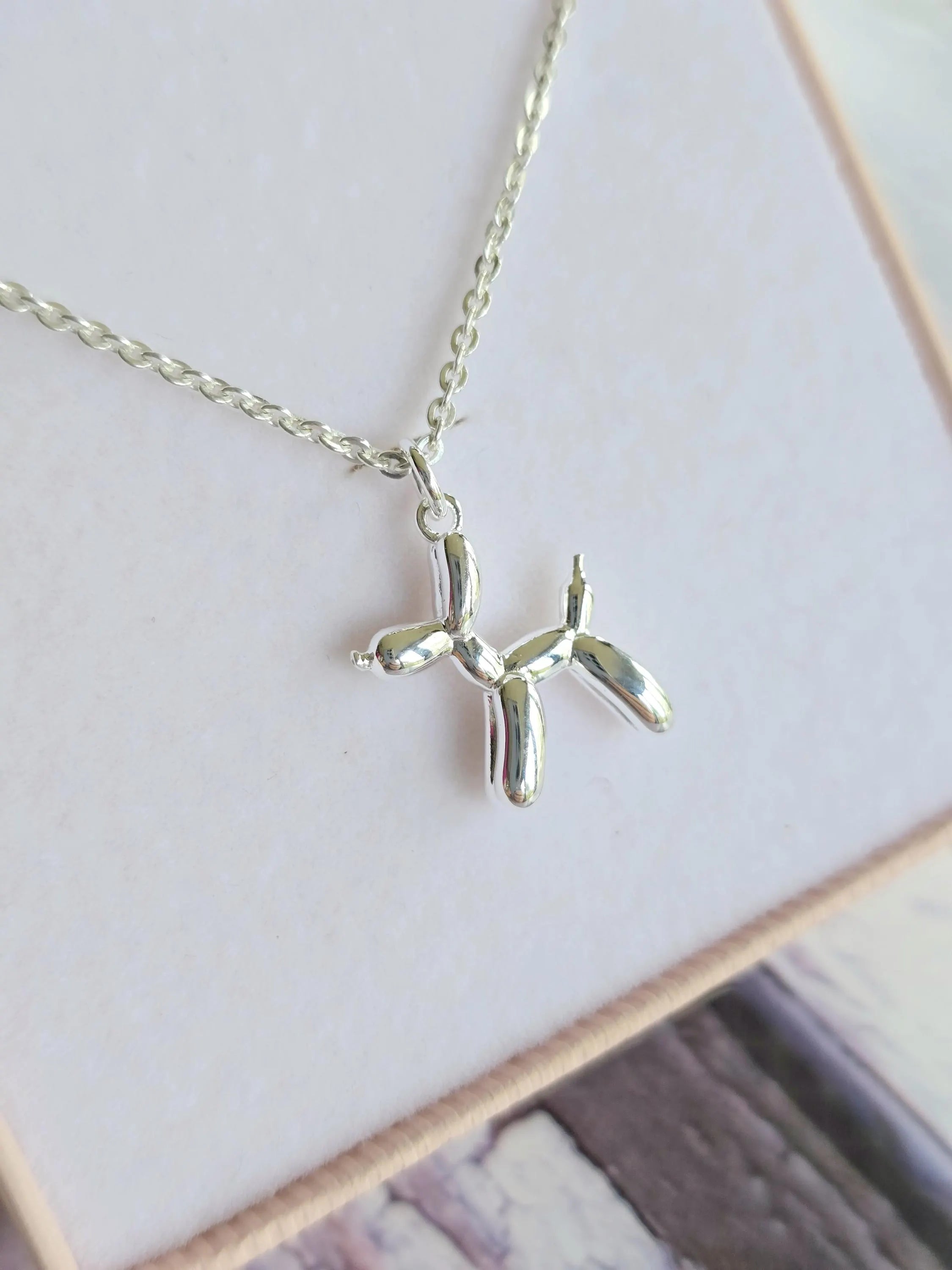 Balloon Dog Pearl Pendant