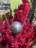 Sterling Silver Suspended Edison Pendant
