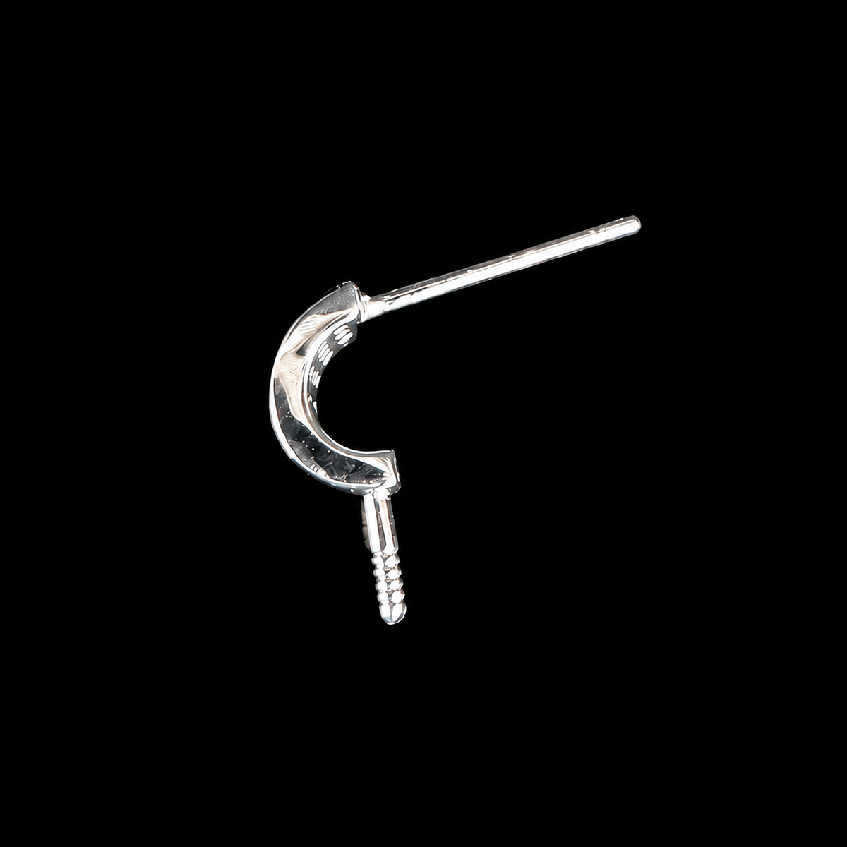 Silver Brilliant Pavé Pearl Stud Earrings