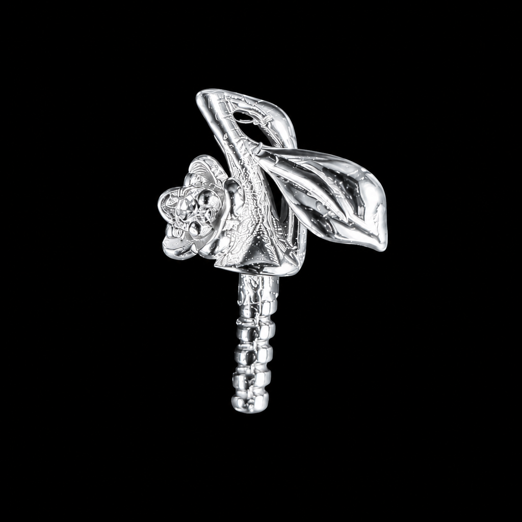 Silver Orchard Pearl Pendant