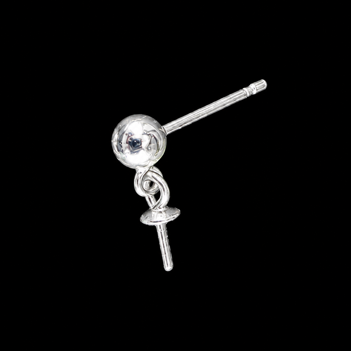 Silver Everyday Pearl Drop Earrings