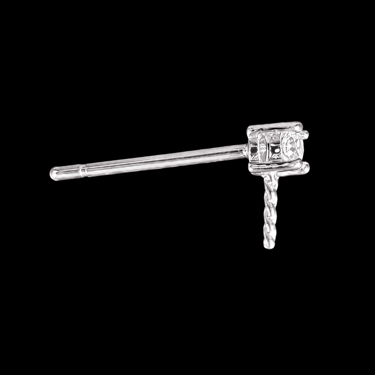 White Gold Everyday Pearl Earrings